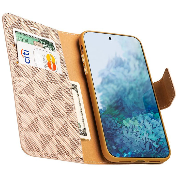 Park Ave Magnetic Wallet Folio Case - Samsung Galaxy S20 Plus - Gold (BULK PACKAGING)