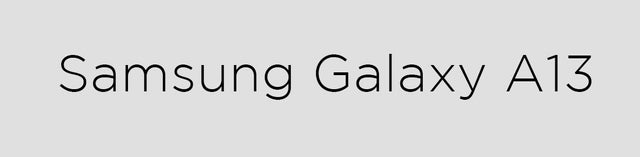 Samsung Galaxy A13