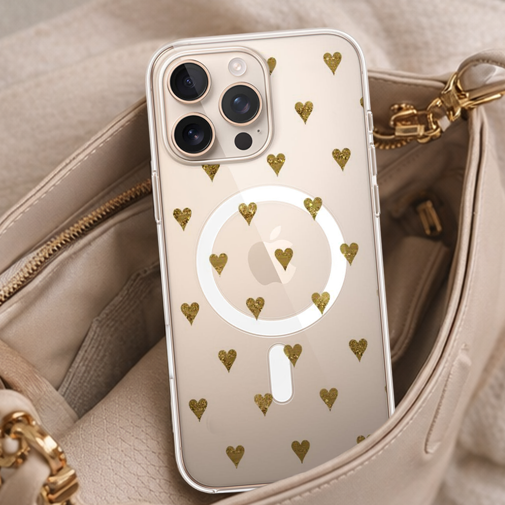 Coeurs d'or - iPhone 16 Pro Max