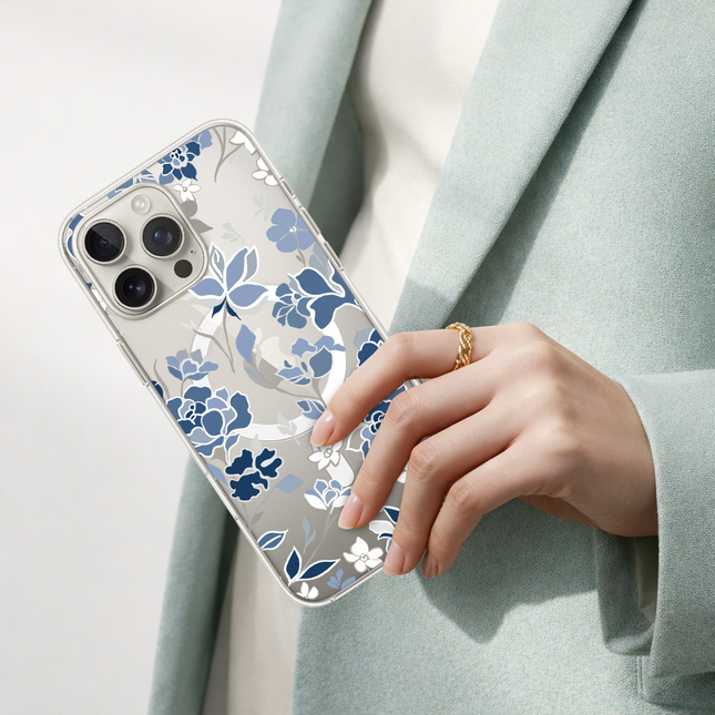 Motif bleu - iPhone 16 Pro Max
