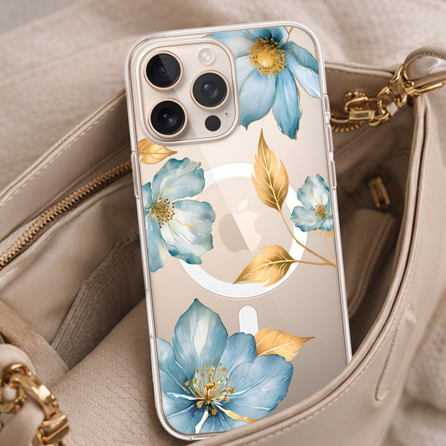 Fleur bleue - iPhone 16 Pro