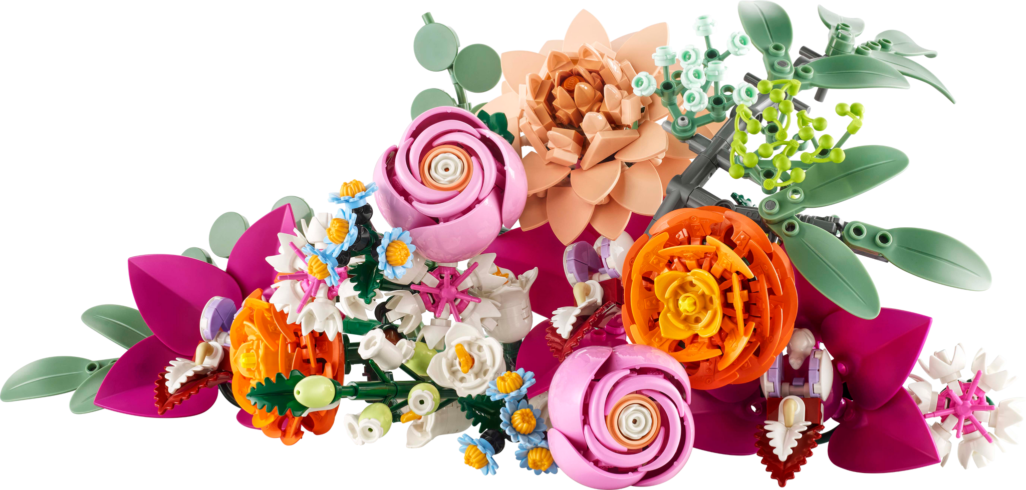 LEGO Botanical - Joli bouquet de fleurs roses 10342