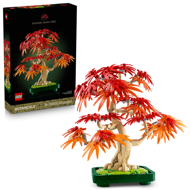 LEGO Botanical - Bonsaï d'érable rouge japonais 10348