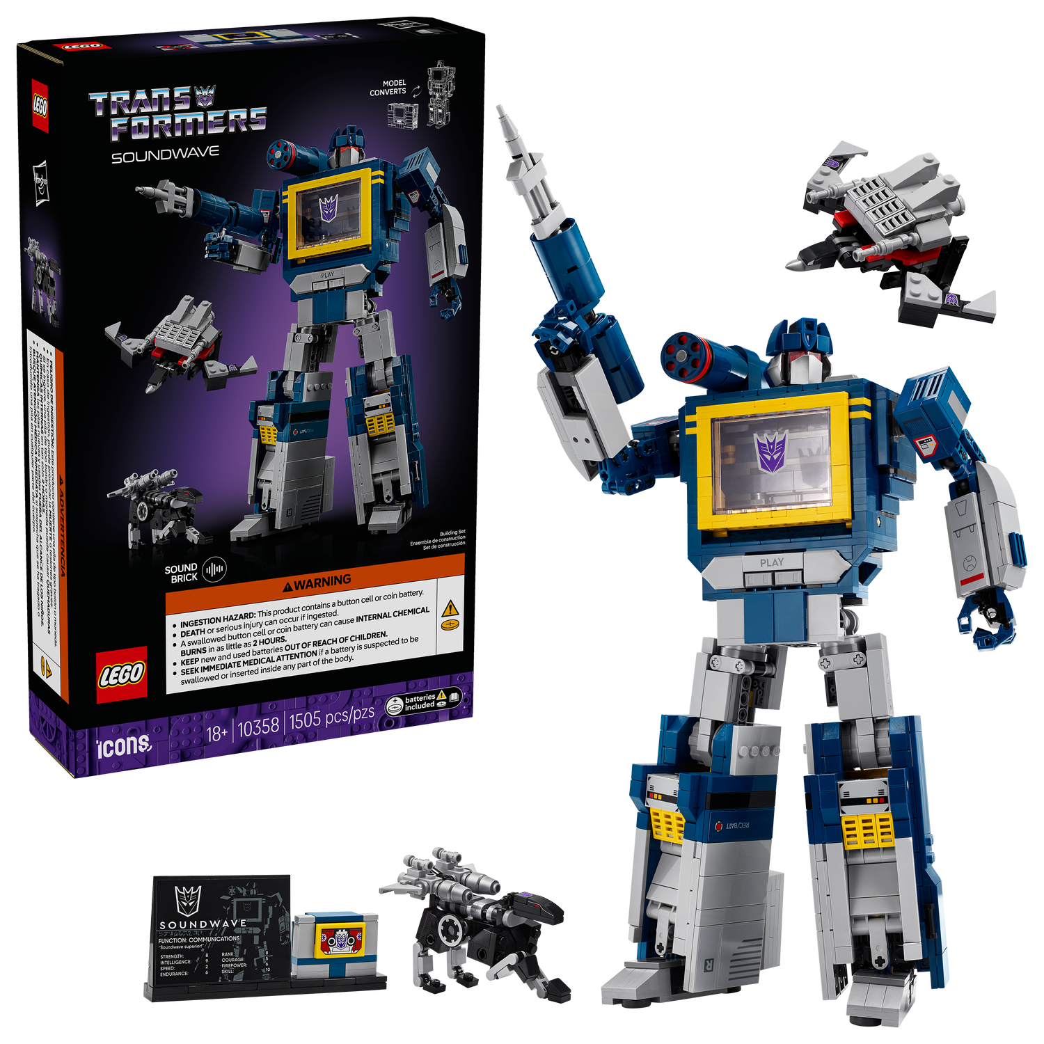 LEGO Transformers - Soundwave 10358