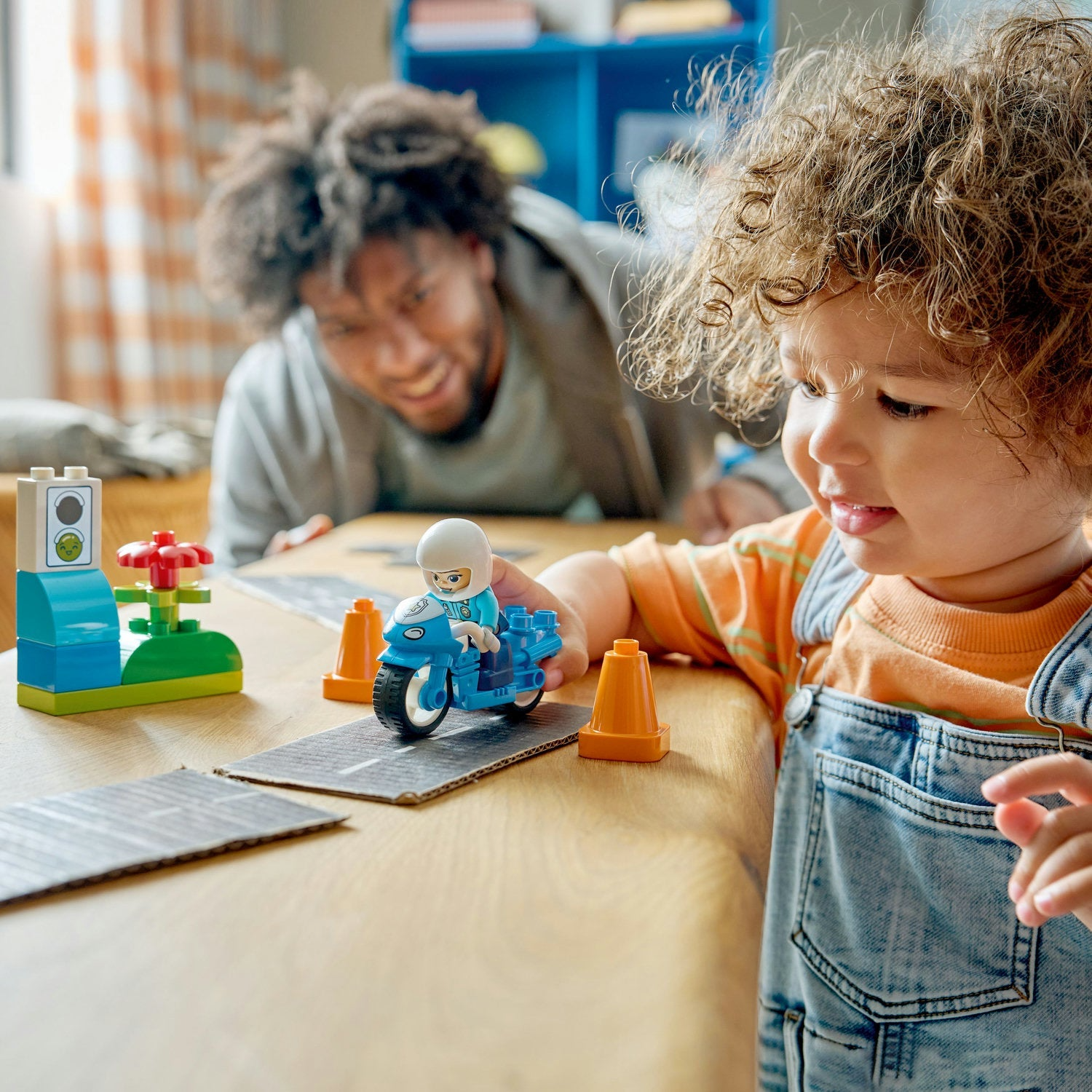 LEGO Duplo - Moto de police bleue 10471