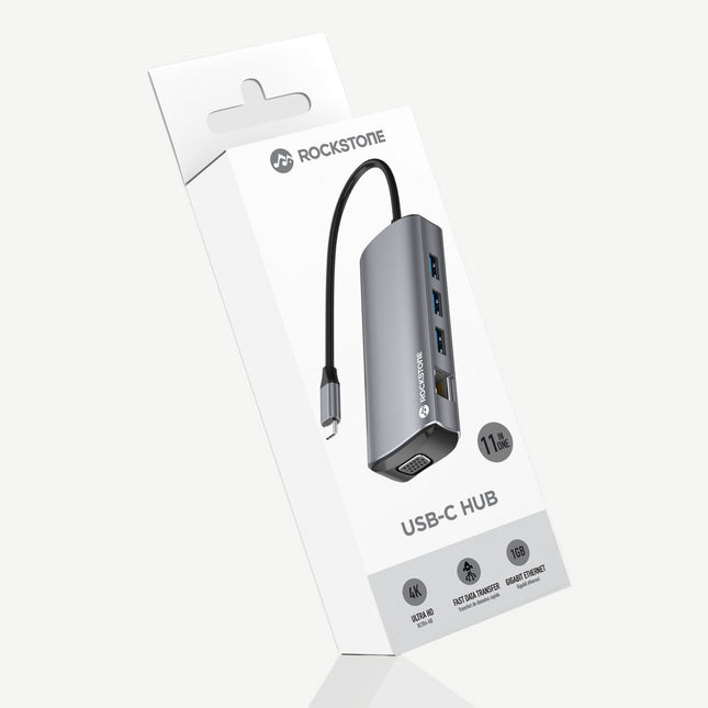Hub Rockstone USB-C 11-en-1