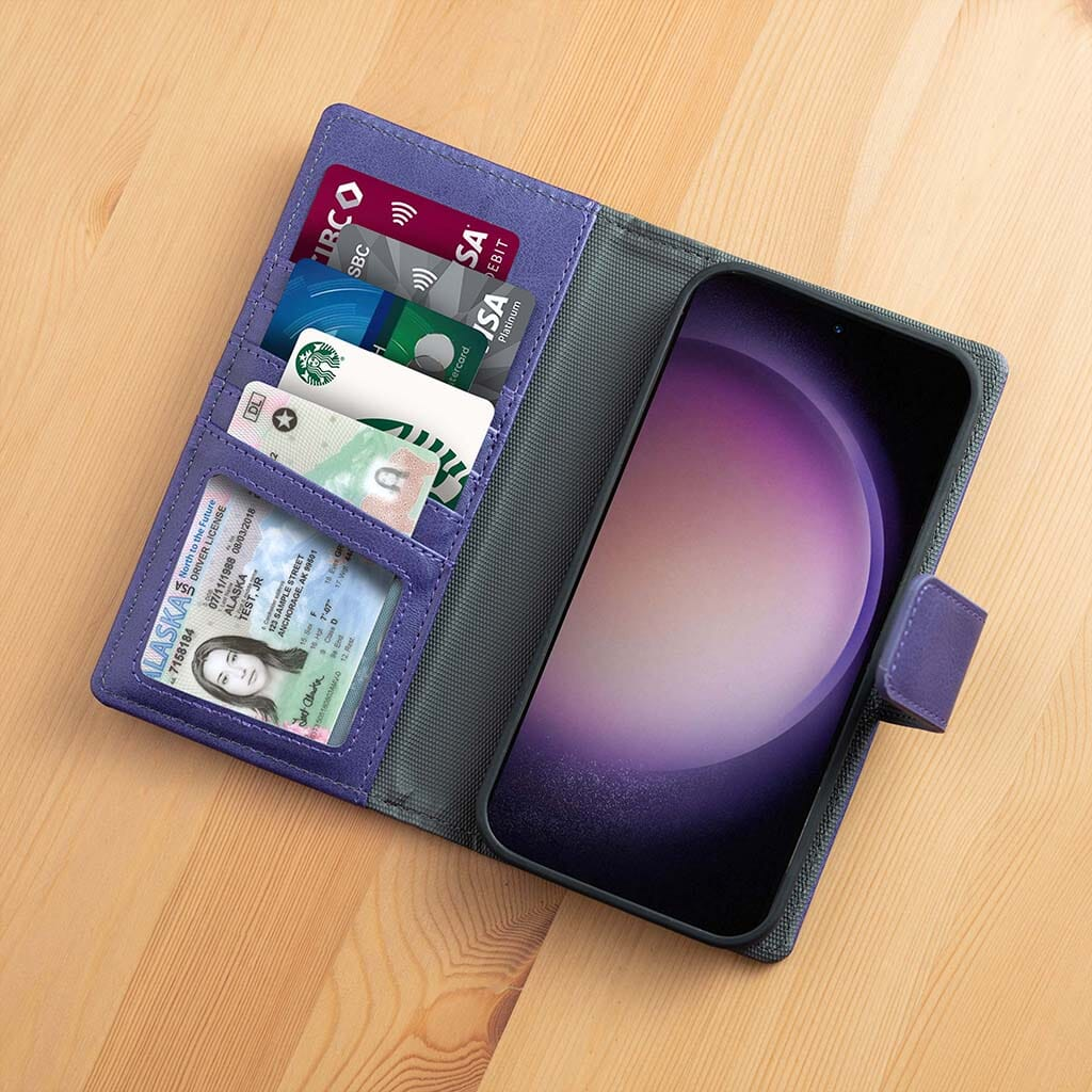 5th Ave Wallet Folio Case (5 fentes pour cartes) - Samsung Galaxy S23