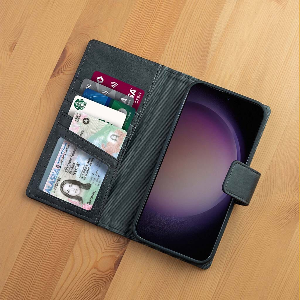 5th Ave Wallet Folio Case (5 fentes pour cartes) - Samsung Galaxy S23 Plus