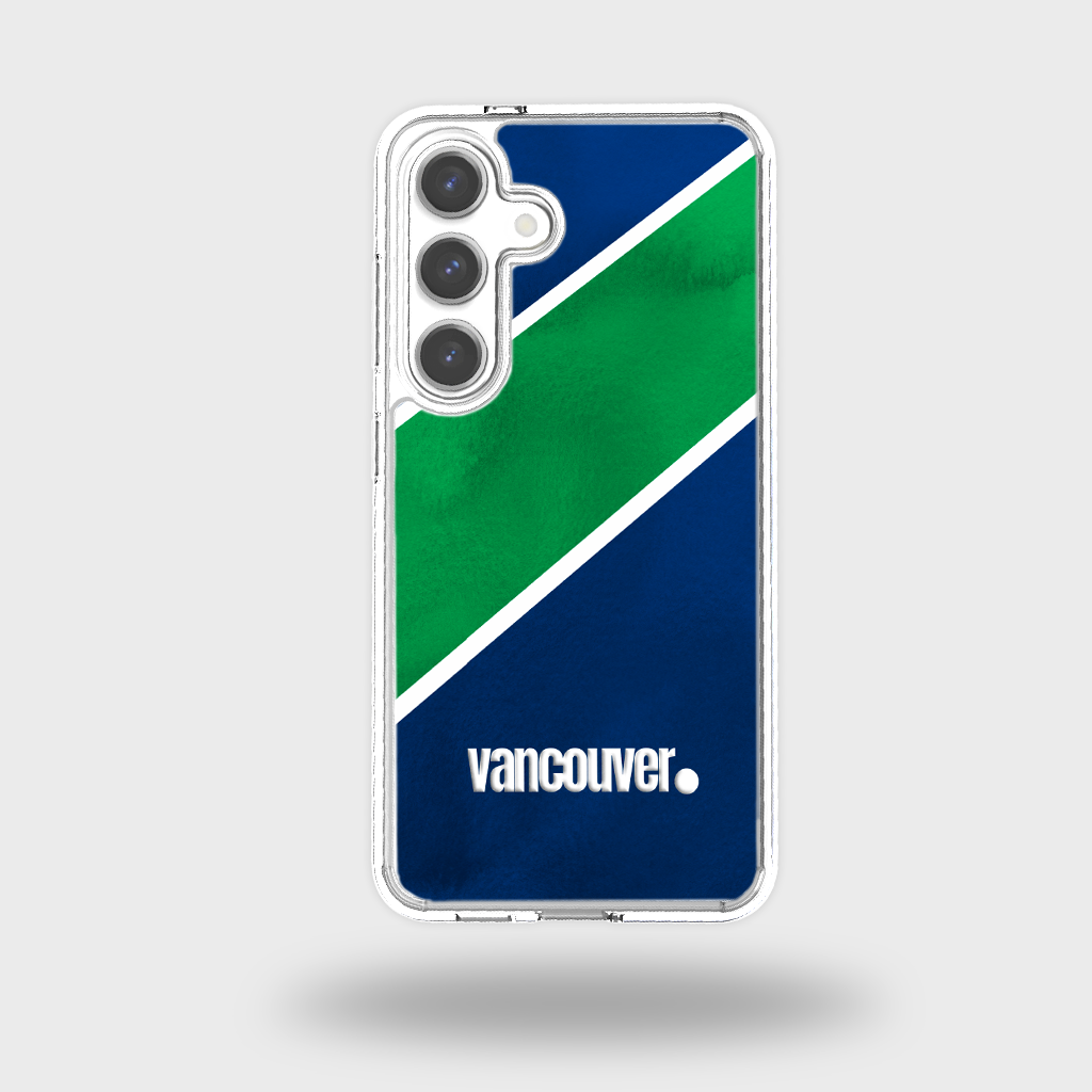 Étui transparent pour téléphone portable sur le thème d'une ville canadienne - Vancouver