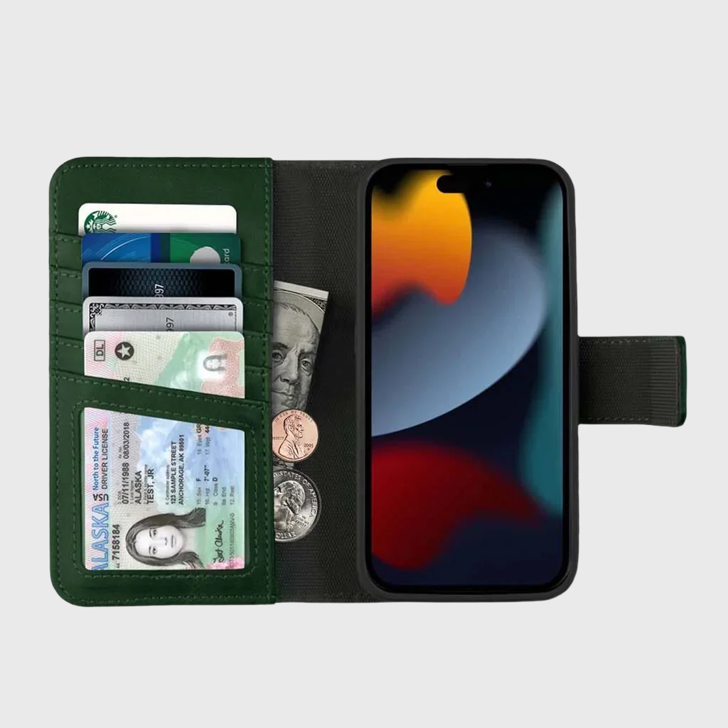 Étui portefeuille détachable pour iPhone 13 Pro (5 cartes) (5th Ave) (BULK PACKAGING)