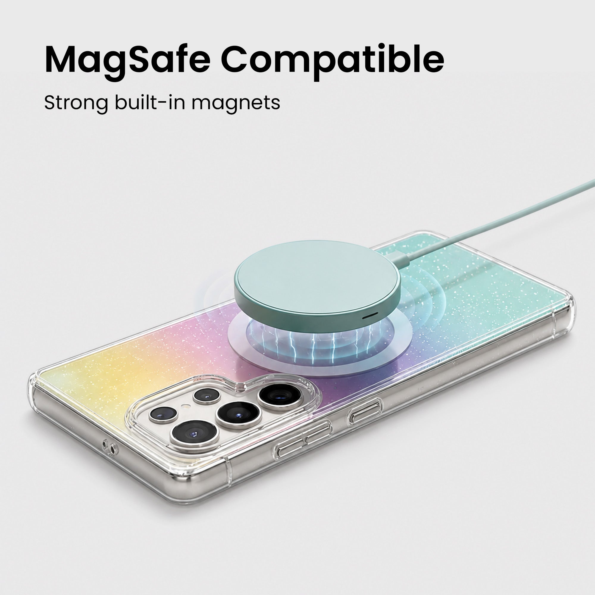 Coque de protection transparente irisée Caseco pour iPhone - Samsung Galaxy S26 Ultra