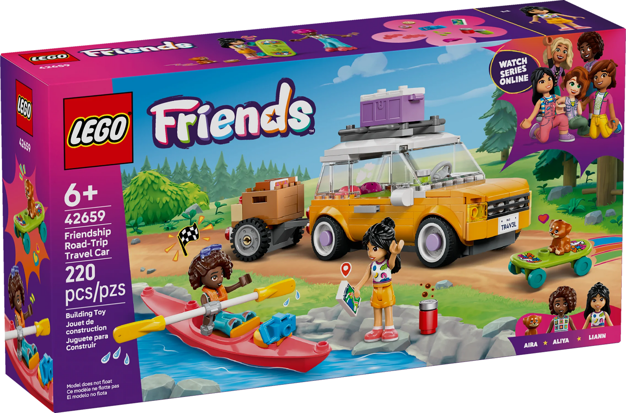 LEGO Friends - Voiture de voyage « Road Trip de l'amitié » 42659