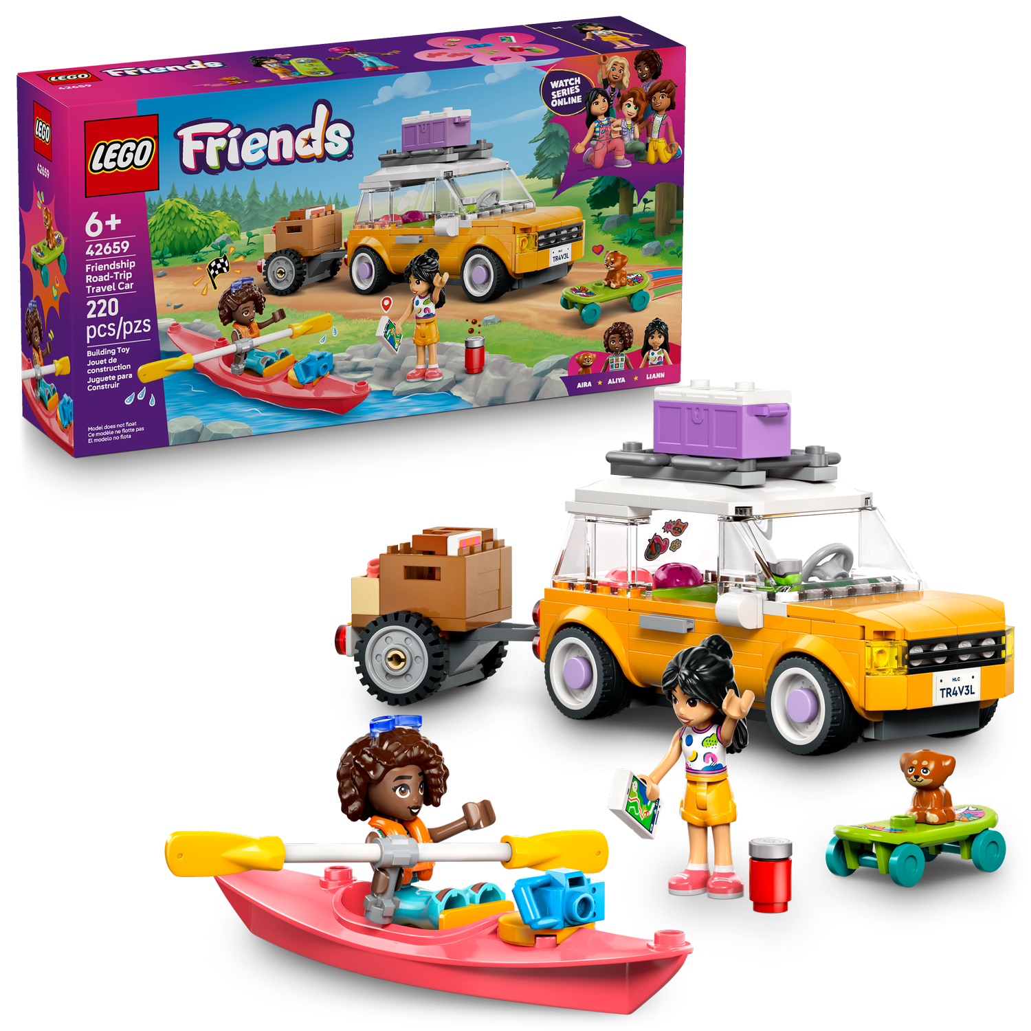 LEGO Friends - Voiture de voyage « Road Trip de l'amitié » 42659