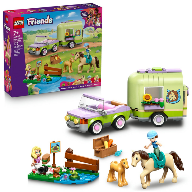 LEGO Friends - Remorque pour cheval et poulain 42695