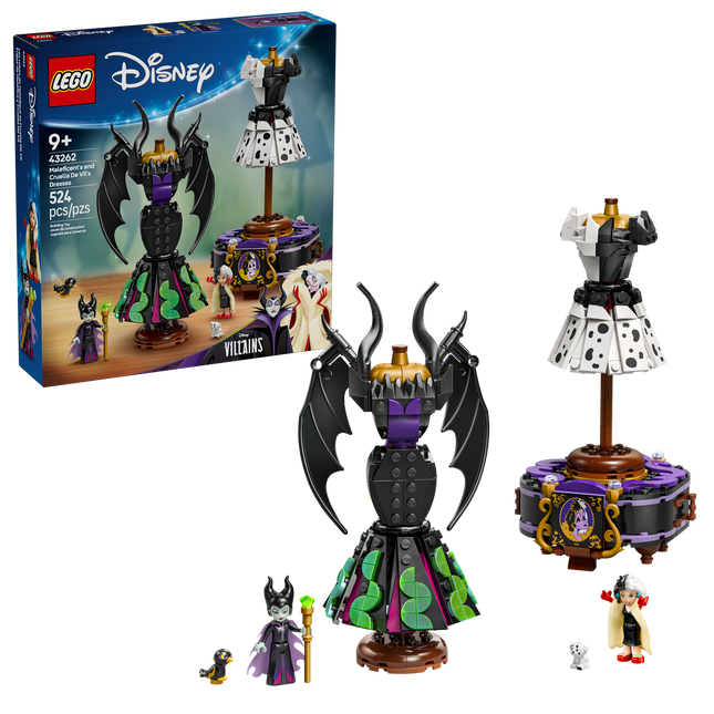 LEGO Disney - Robes de Maléfique et Cruella d'Enfer 43262