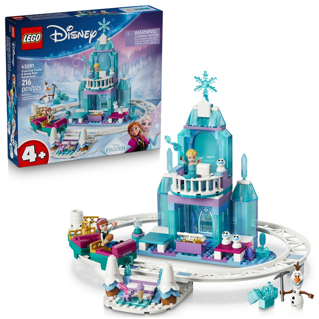 LEGO Disney - Le château de glace d'Elsa et l'aventure sur la neige 43281