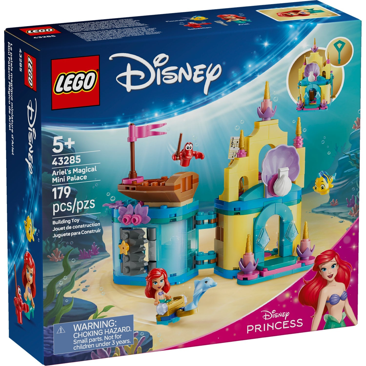LEGO Disney - Le mini-palais magique d'Ariel 43285