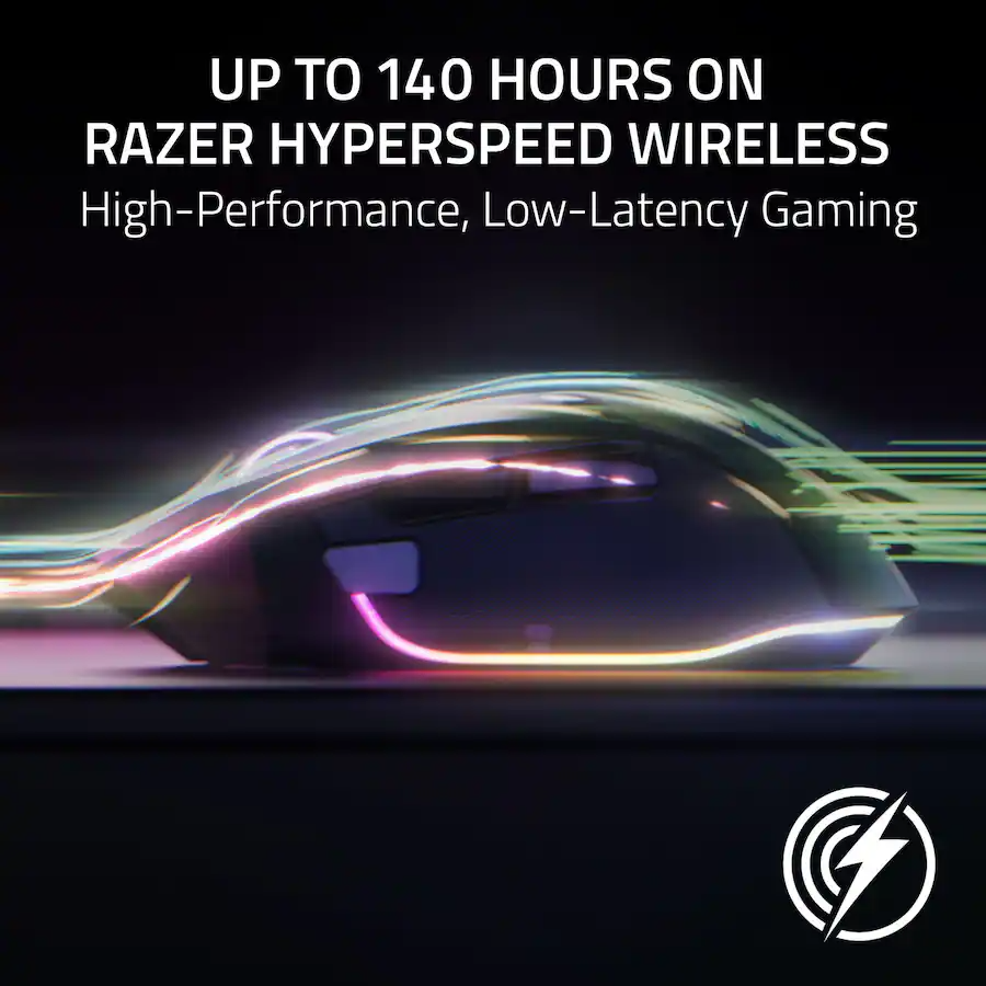 Razer Basilisk V3 Pro 35K DPI Wireless Gaming Mouse Noir (Razer Renewed)