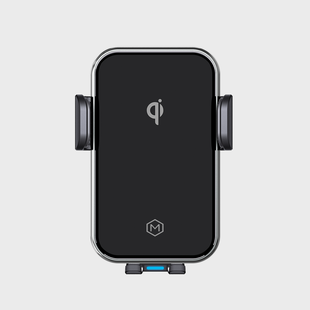 Support de recharge sans fil rapide pour voiture Mighty Mount Auto Grip avec plaque AMPS, certifié Qi