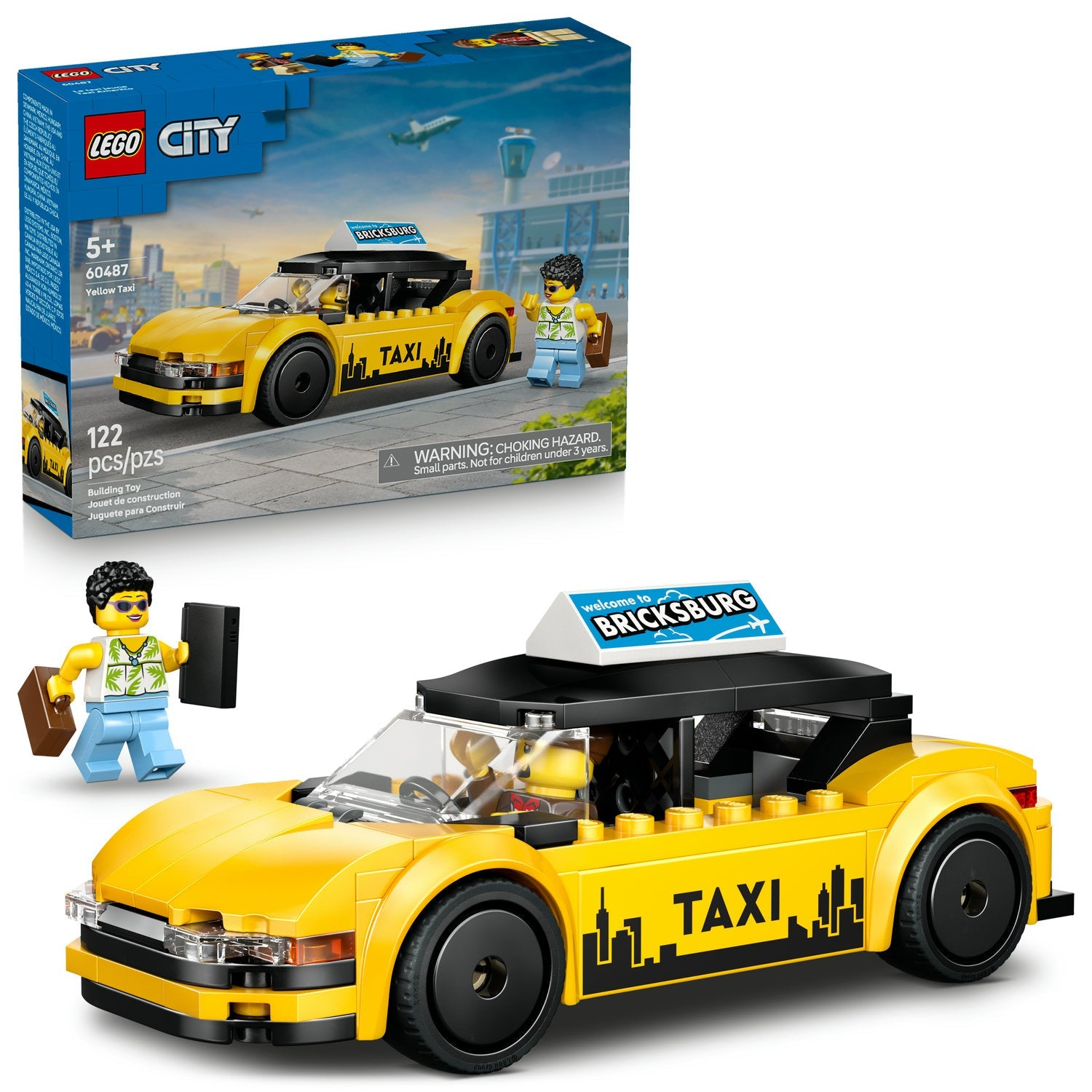 LEGO City - Taxi jaune 60487