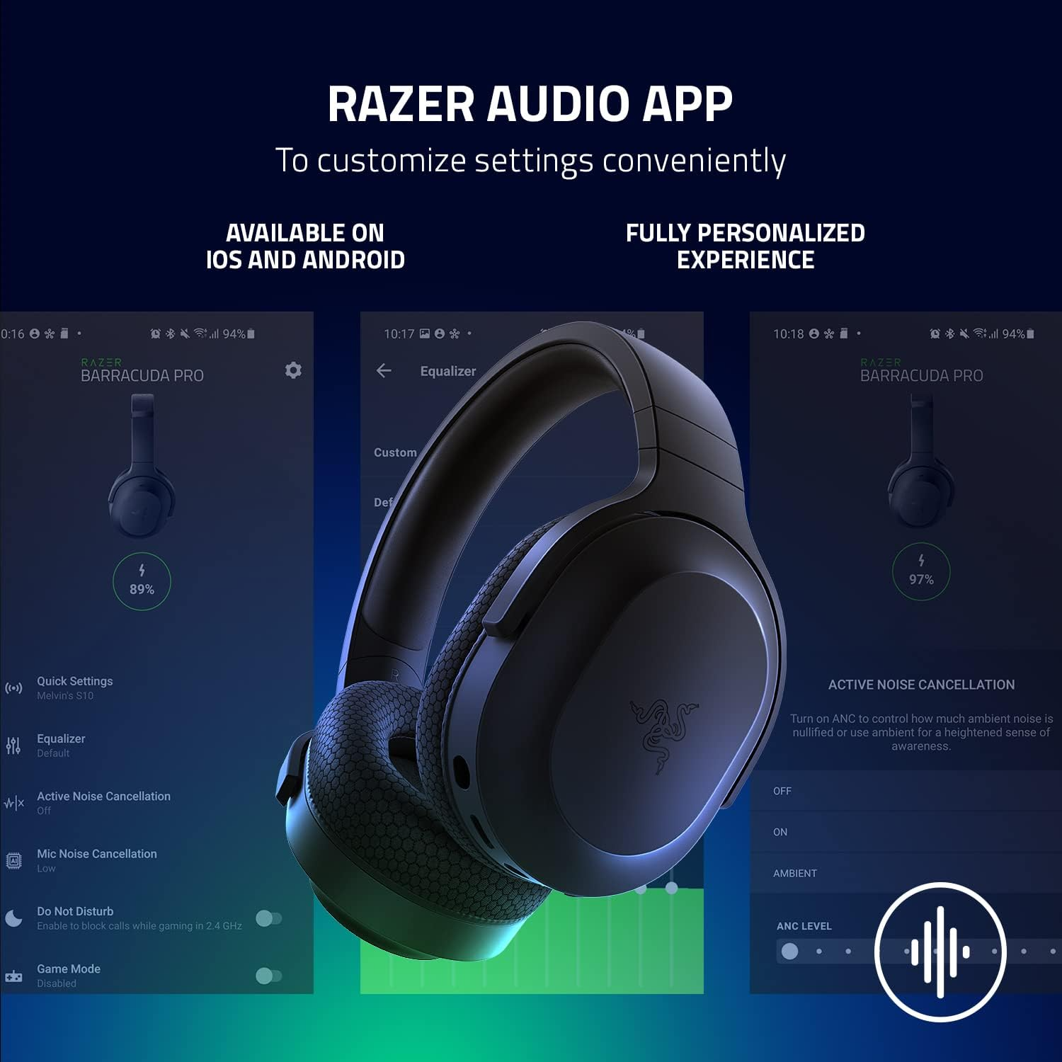 Razer Barracuda X (2022) - Casque sans fil multiplateforme pour jeux et mobiles - Blanc