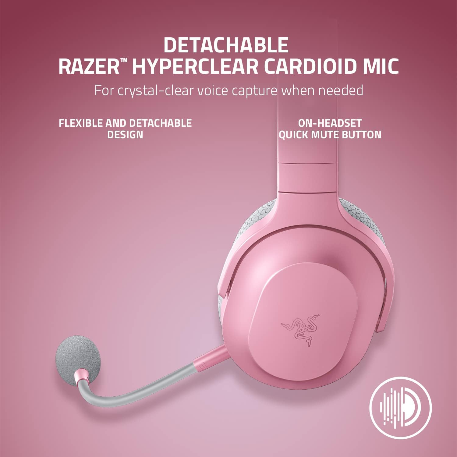 Razer Barracuda X (2022) - Casque sans fil multiplateforme pour jeux et mobiles - Blanc
