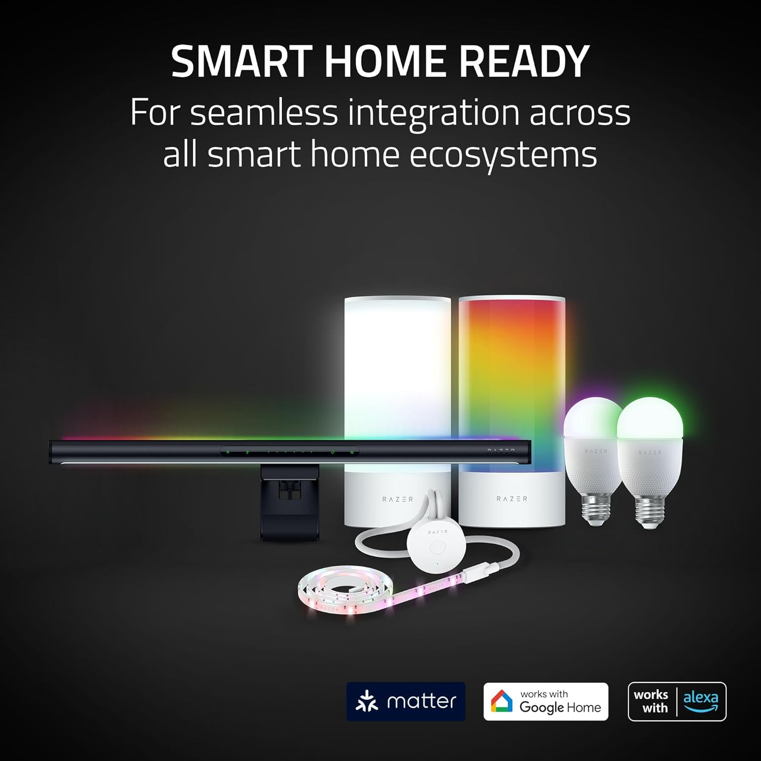 Barre lumineuse LED pour moniteur Razer Aether (Razer Renewed)
