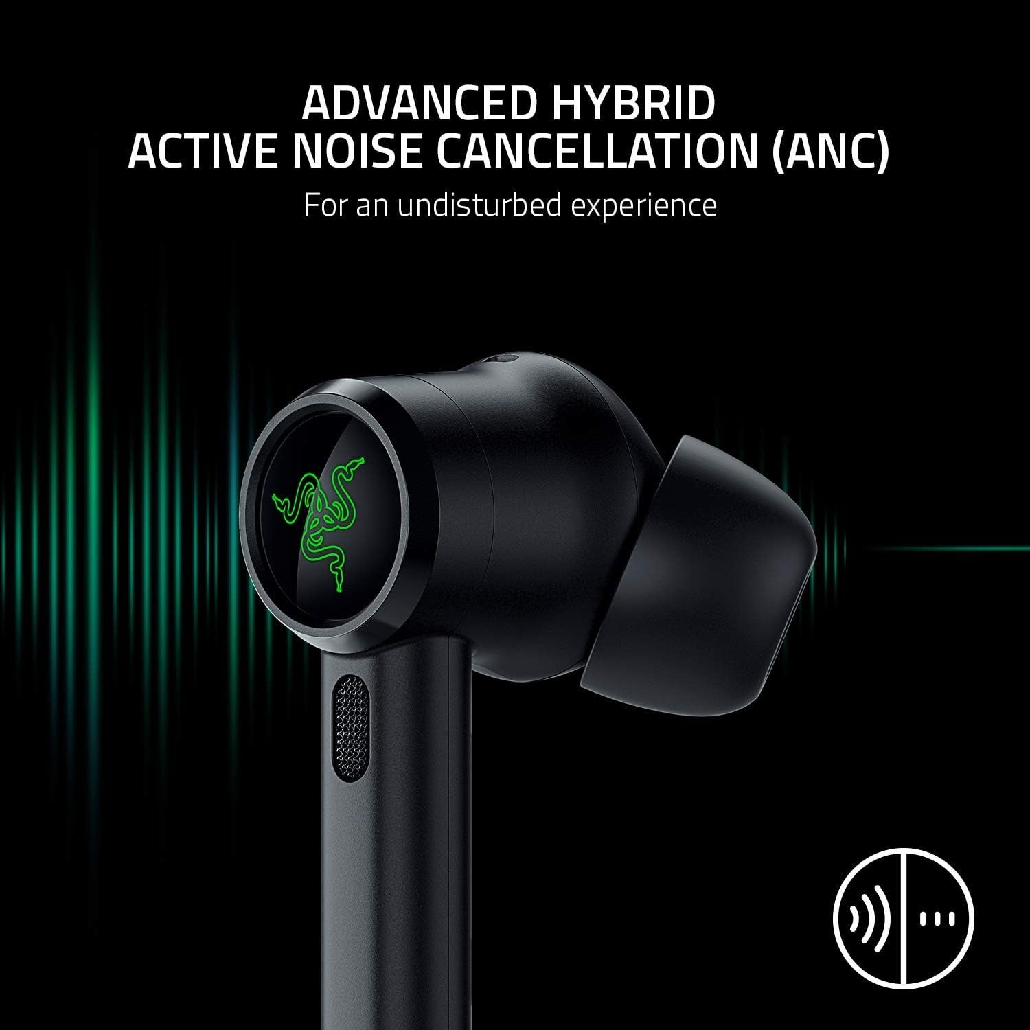 Razer Hammerhead True Wireless Pro-Earbuds-NAS (Razer Renewed)