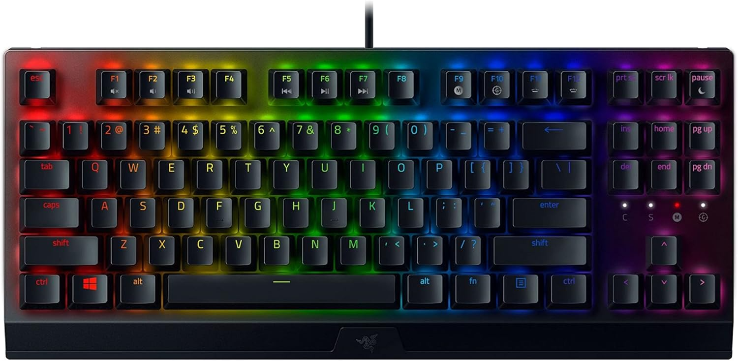 Razer BlackWidow V3 Tenkeyless TKL Mechanical Gaming Keyboard (Razer Renewed)