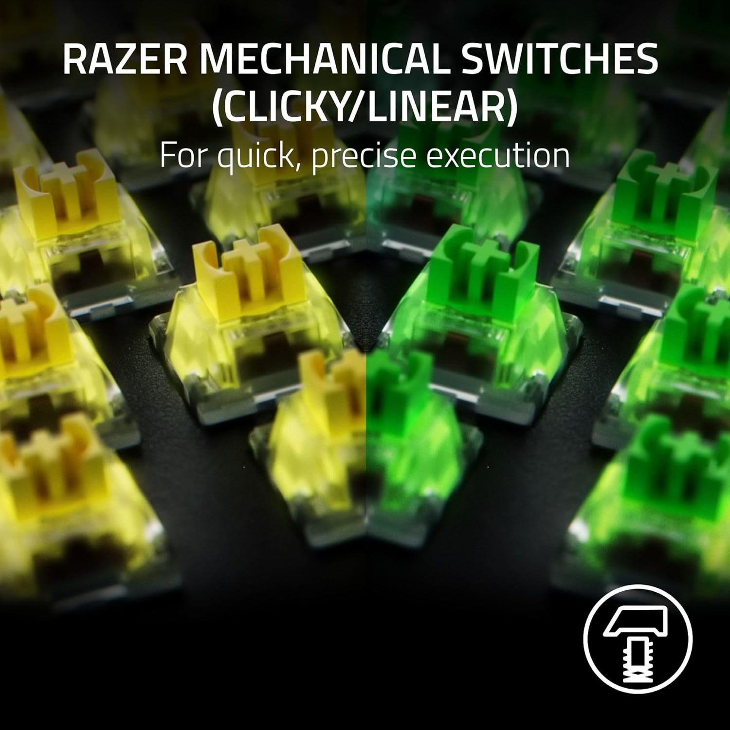 BlackWidow V4 X (Switch vert) (Razer Renewed)