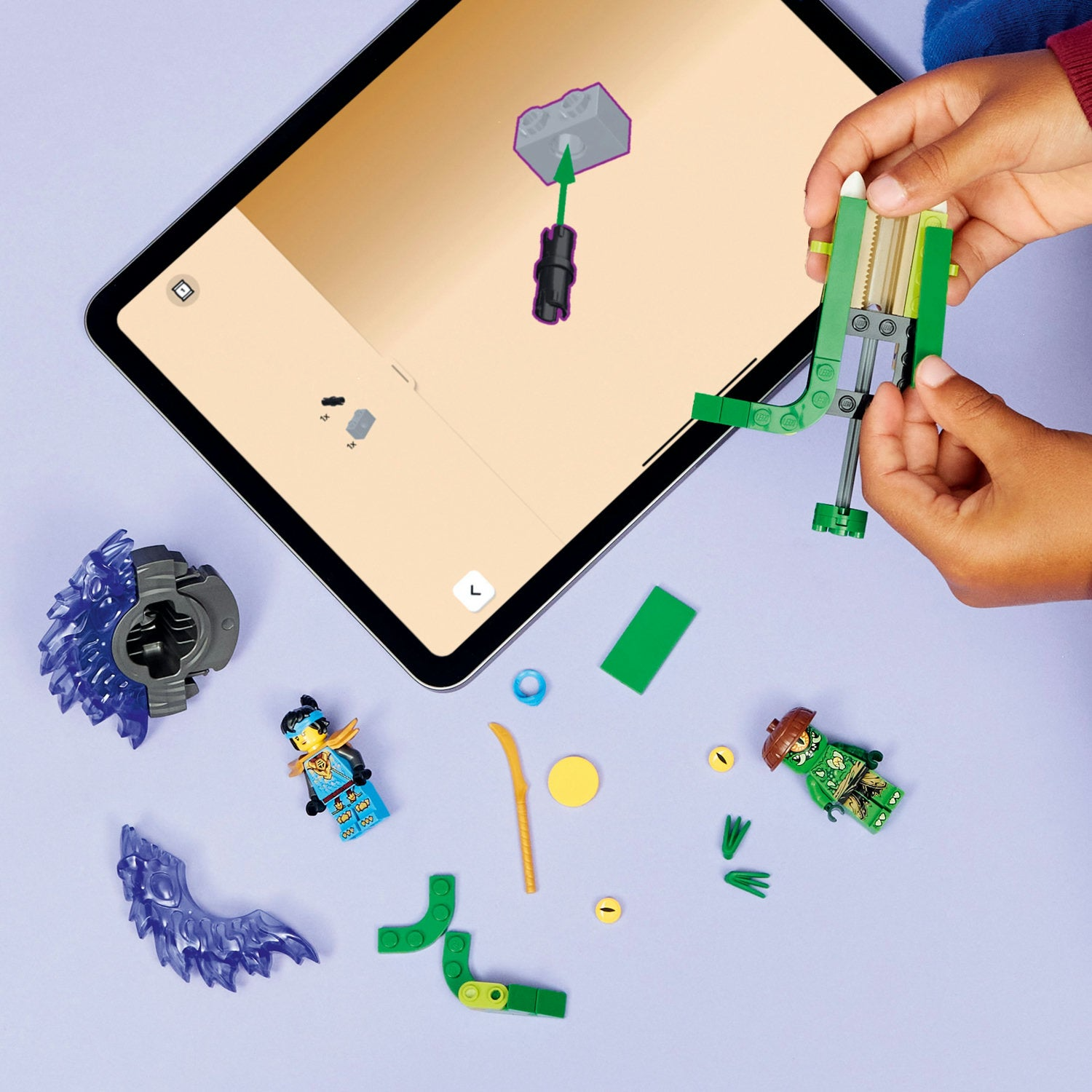 LEGO Ninjago - Nya contre le monstre mutant Spinner 71849