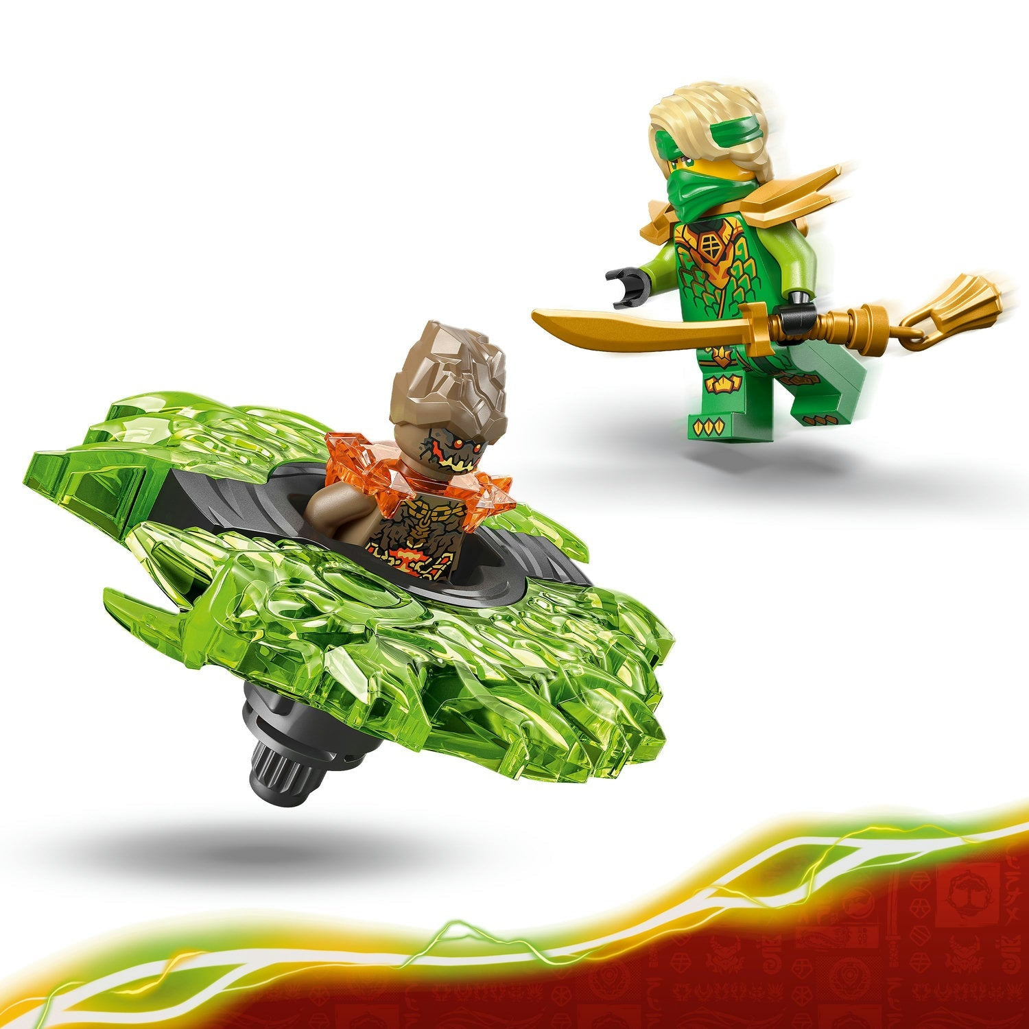 LEGO Ninjago - Lloyd contre le monstre terrestre Spinner 71850