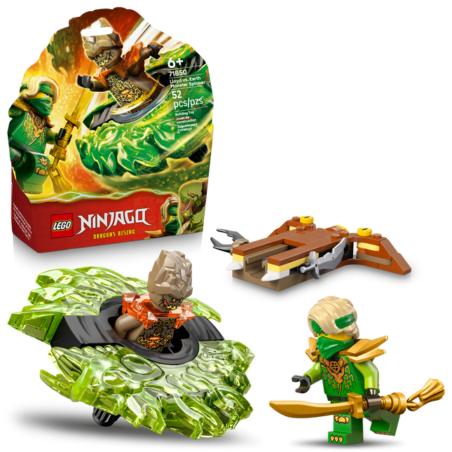LEGO Ninjago - Lloyd contre le monstre terrestre Spinner 71850