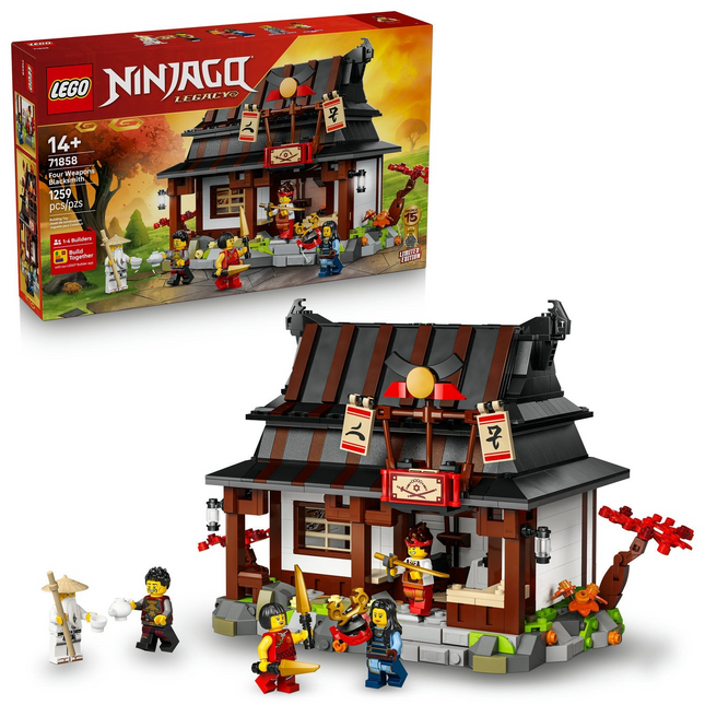 LEGO Ninjago - Four Weapons Blacksmith 15th Anniversary 71858