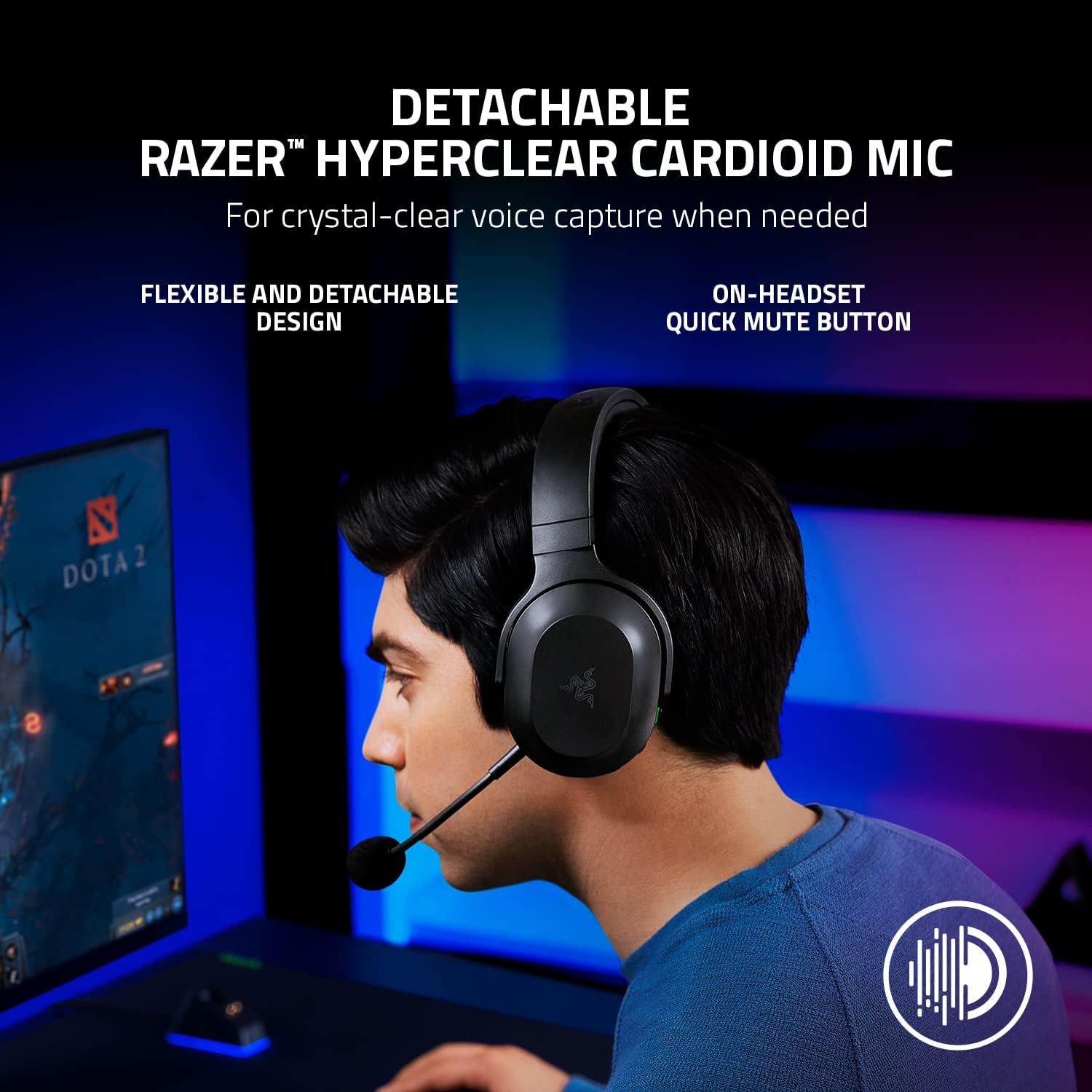 Razer Barracuda X (2022) - Casque sans fil multiplateforme pour jeux et mobiles - Blanc