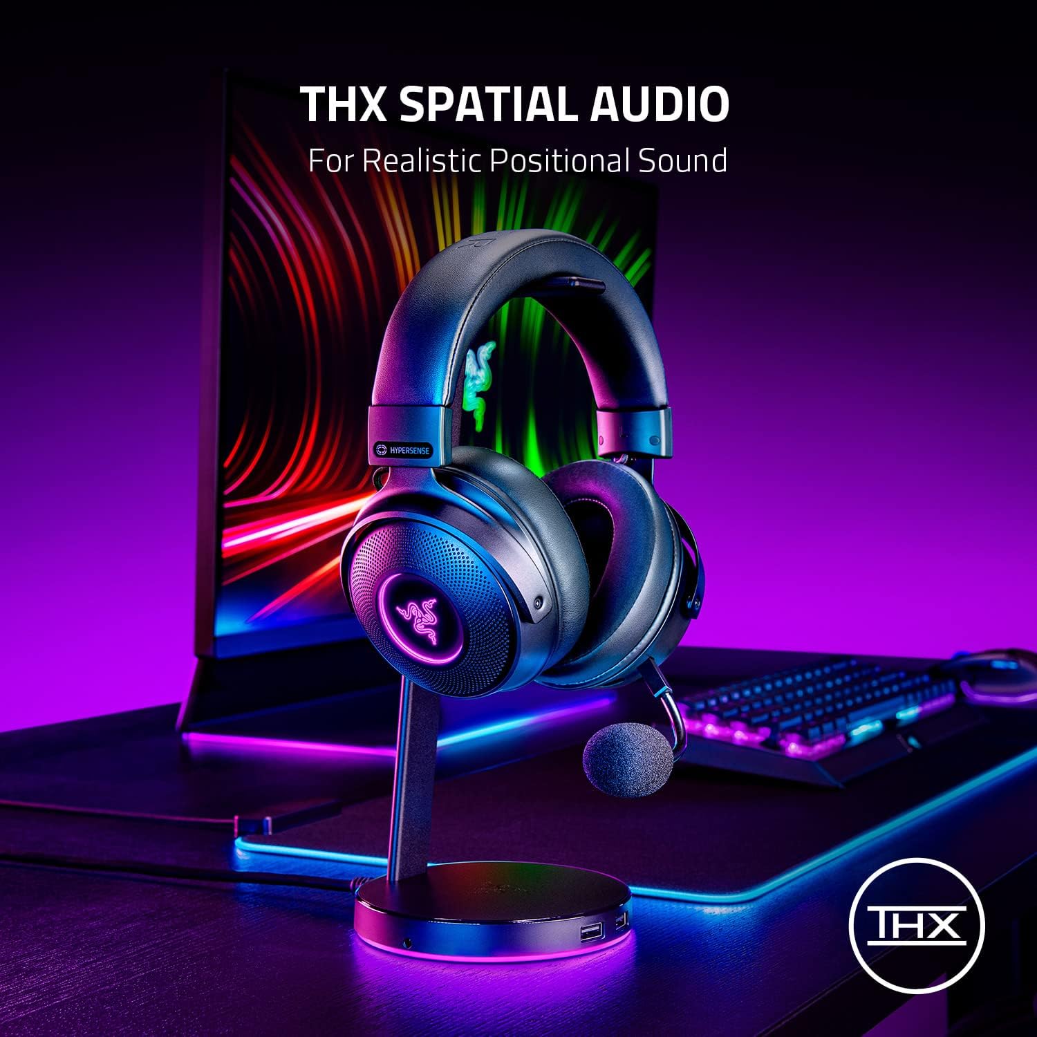 Razer Kraken V3 Pro - Casque de jeu sans fil (Razer Renewed)