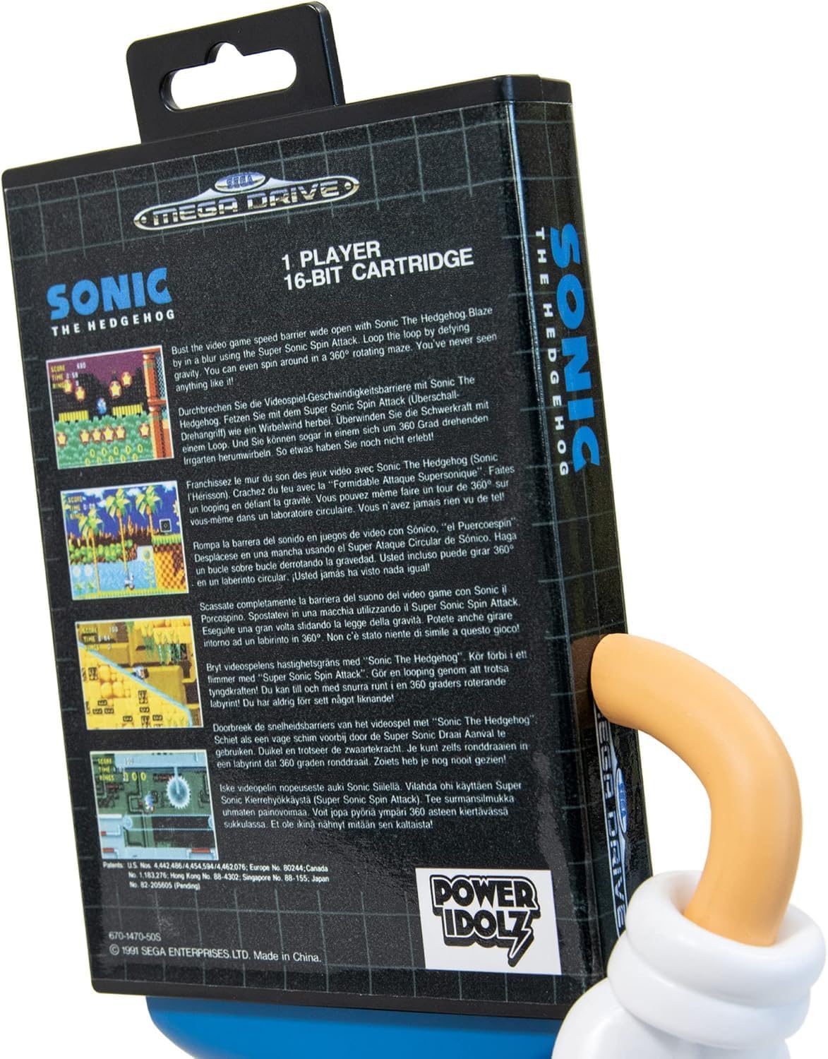 Numbskull - Support de téléphone avec chargeur sans fil Sonic The Hedgehog