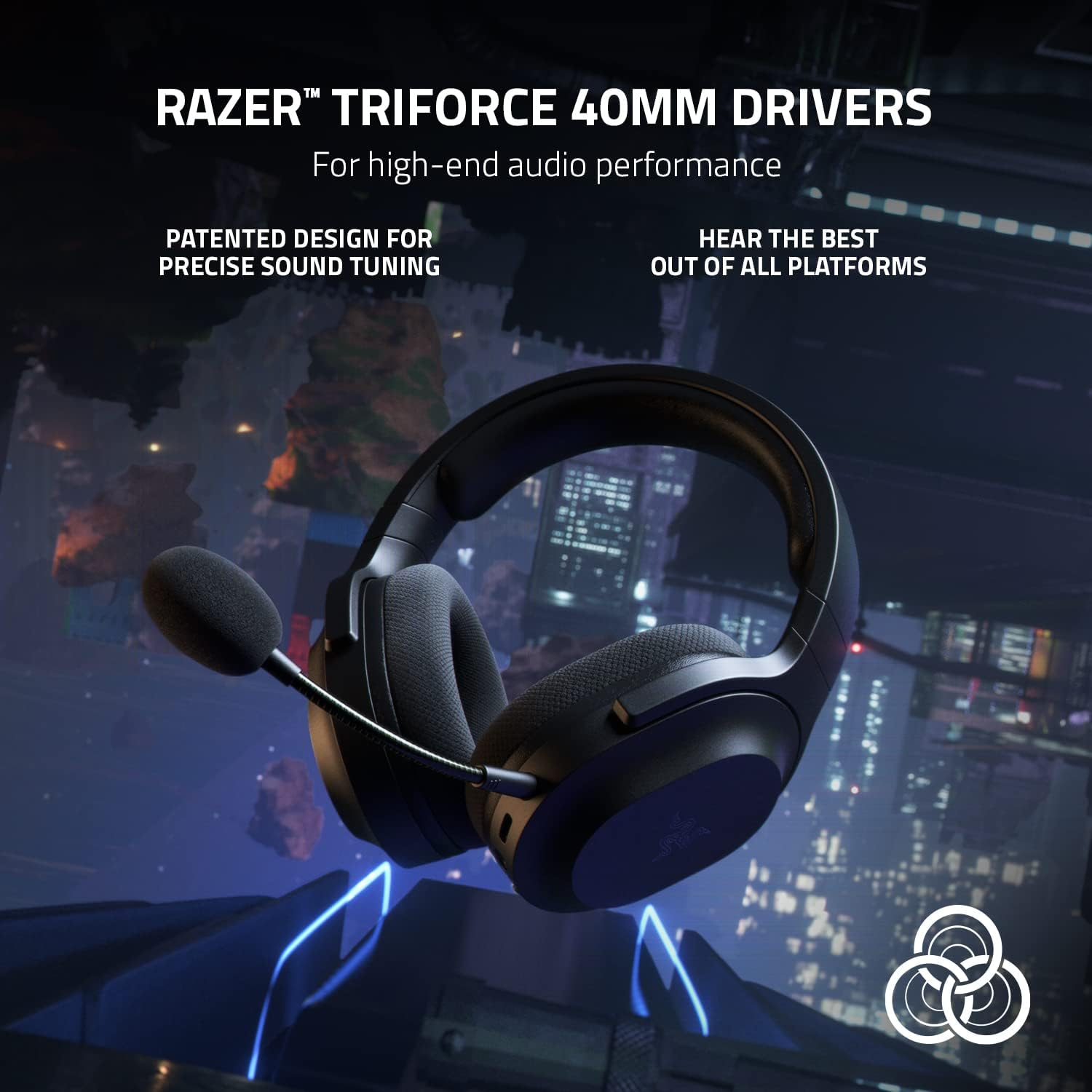 Razer Barracuda X (2022) - Casque sans fil multiplateforme pour jeux et mobiles - Blanc
