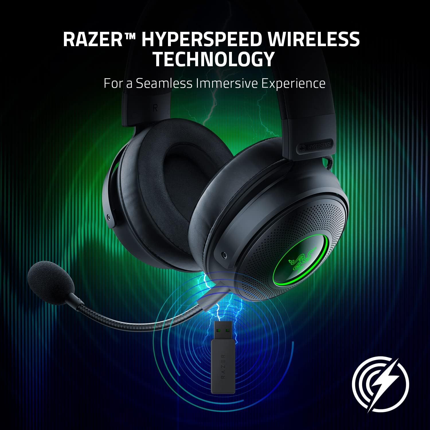 Razer Kraken V3 Pro - Casque de jeu sans fil (Razer Renewed)