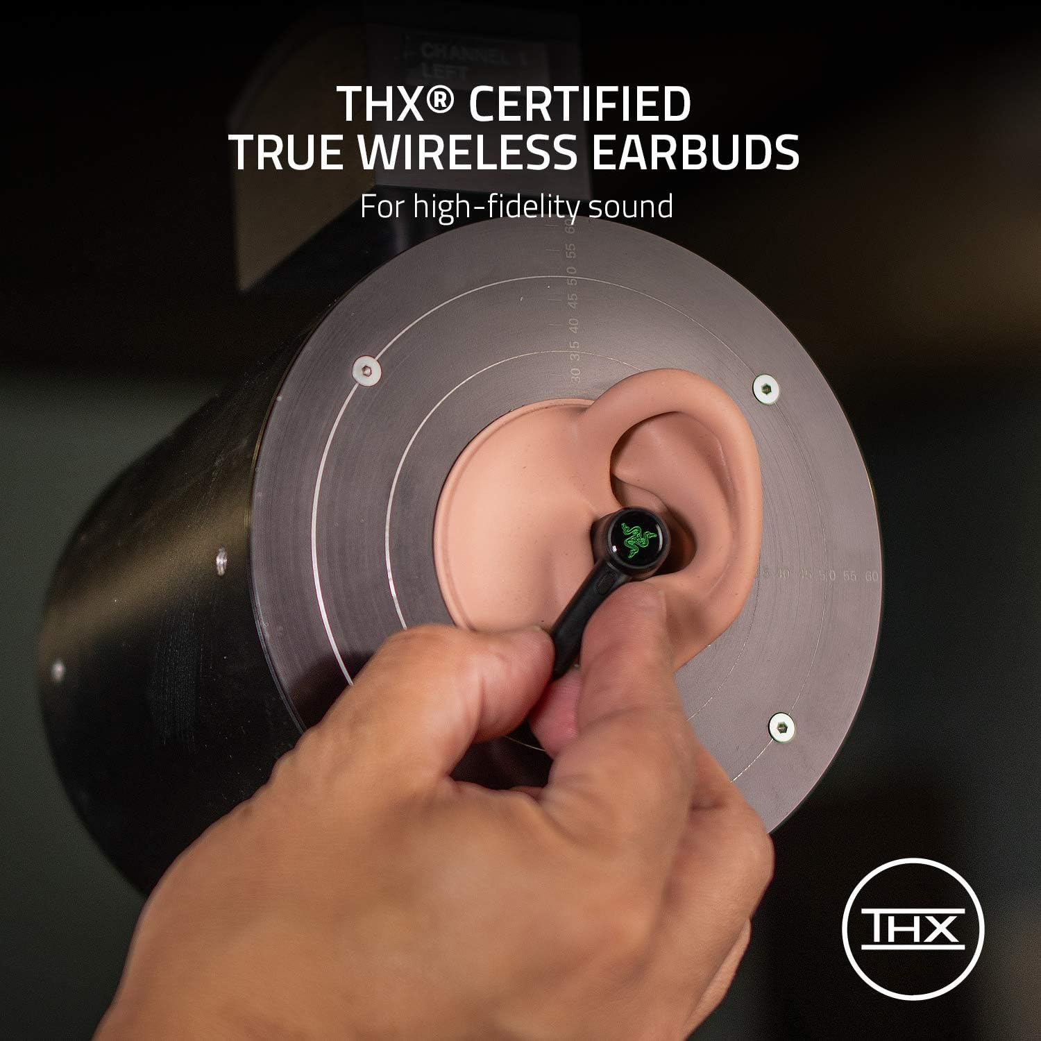 Razer Hammerhead True Wireless Pro-Earbuds-NAS (Razer Renewed)