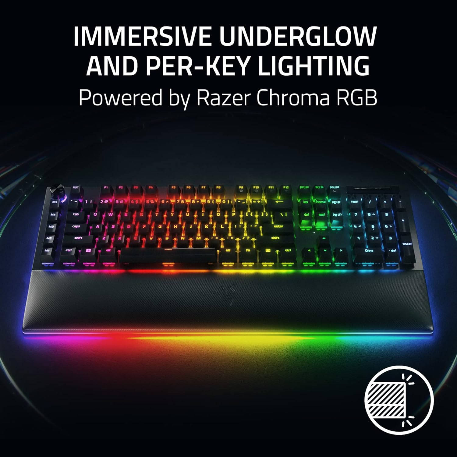Razer BlackWidow V4 Pro (Switch vert) (Razer Renewed)