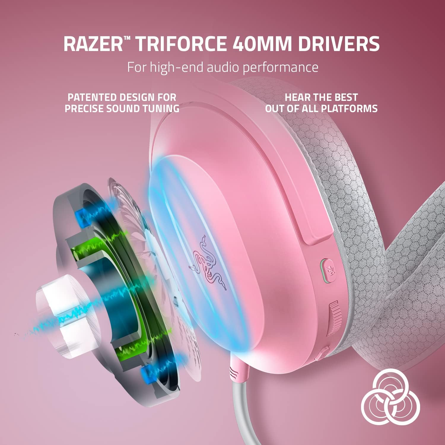 Razer Barracuda X (2022) - Casque sans fil multiplateforme pour jeux et mobiles - Blanc