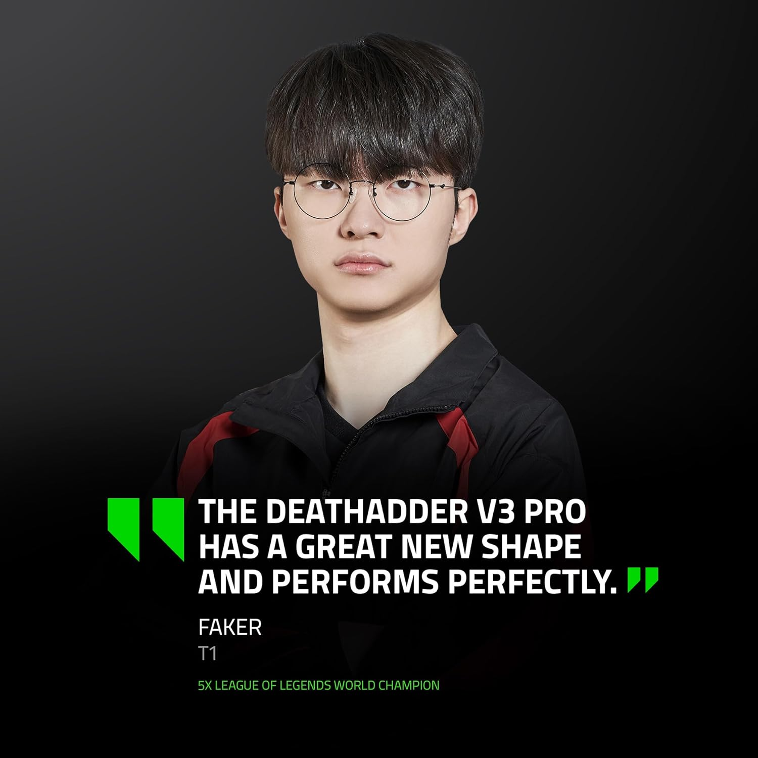 Razer DeathAdder V3 Pro + HyperPolling Dongle (Razer Renewed)