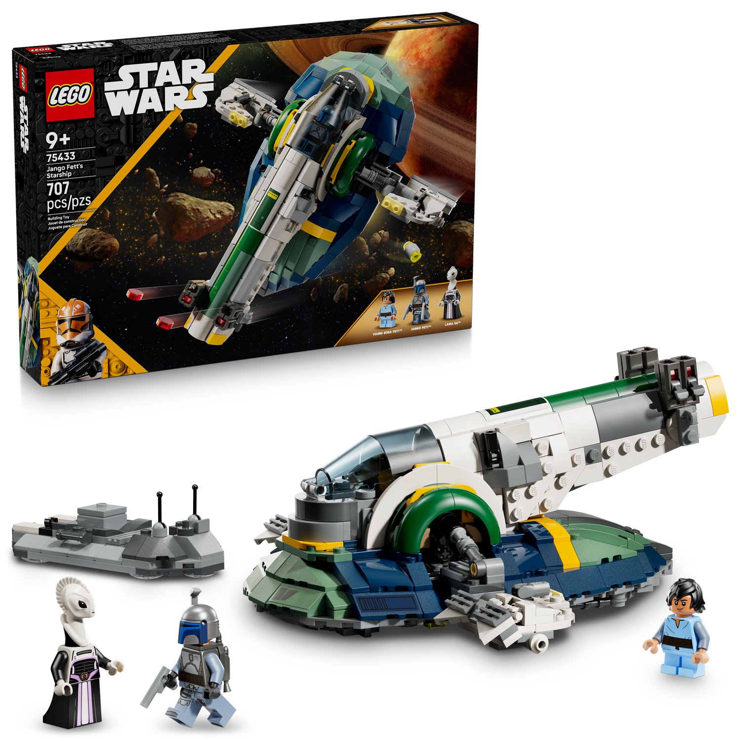 LEGO Star Wars - Le vaisseau spatial de Jango Fett 75433