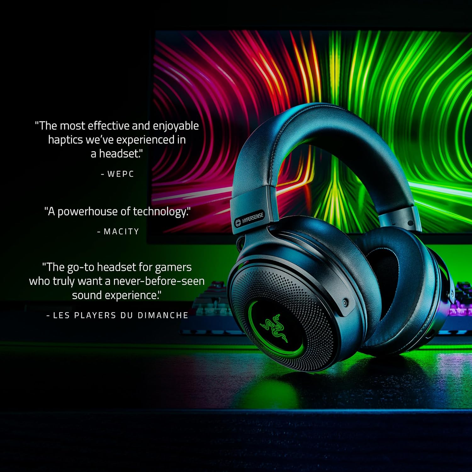 Razer Kraken V3 Pro - Casque de jeu sans fil (Razer Renewed)
