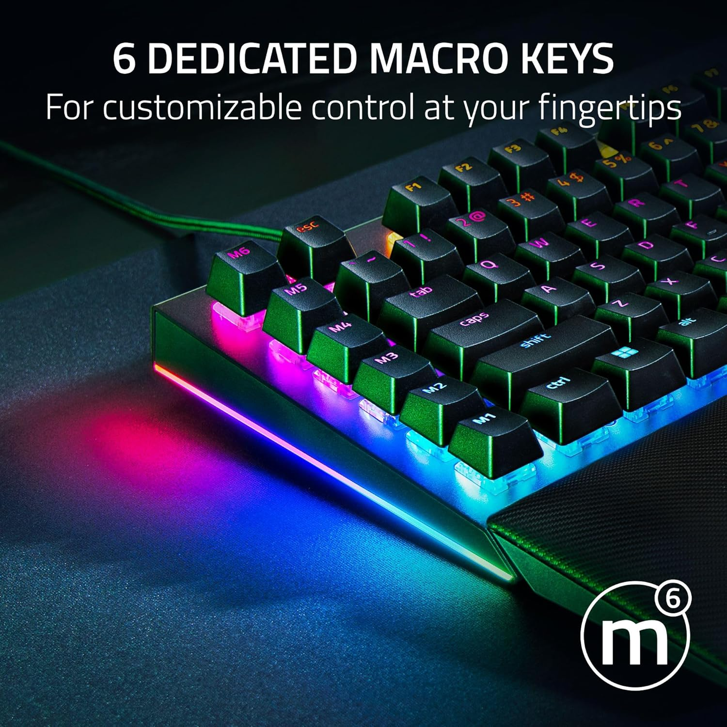 Razer BlackWidow V4 (Vert) (Razer Renewed)