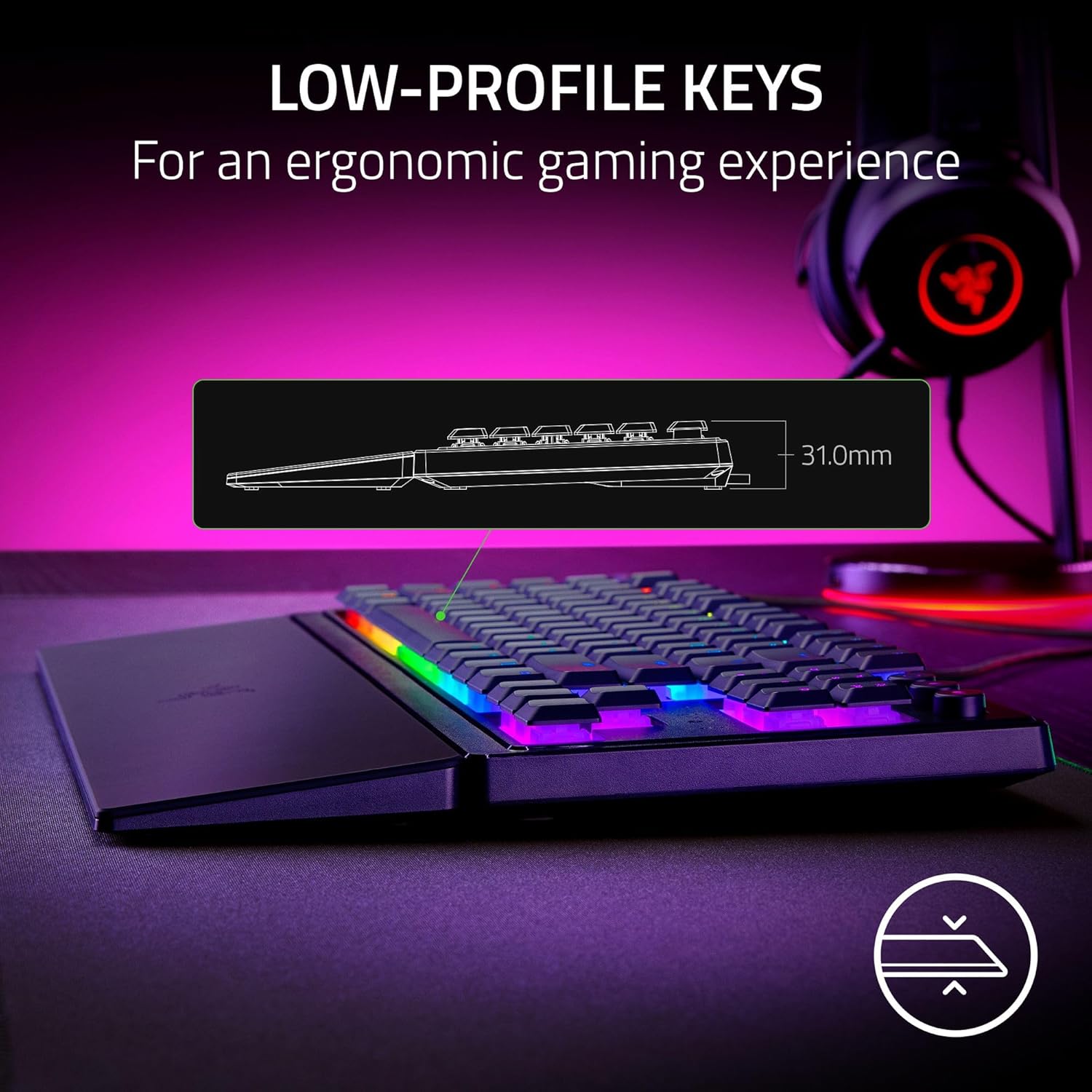 Clavier de jeu Razer Ornata V3 TKL (Razer Renewed)