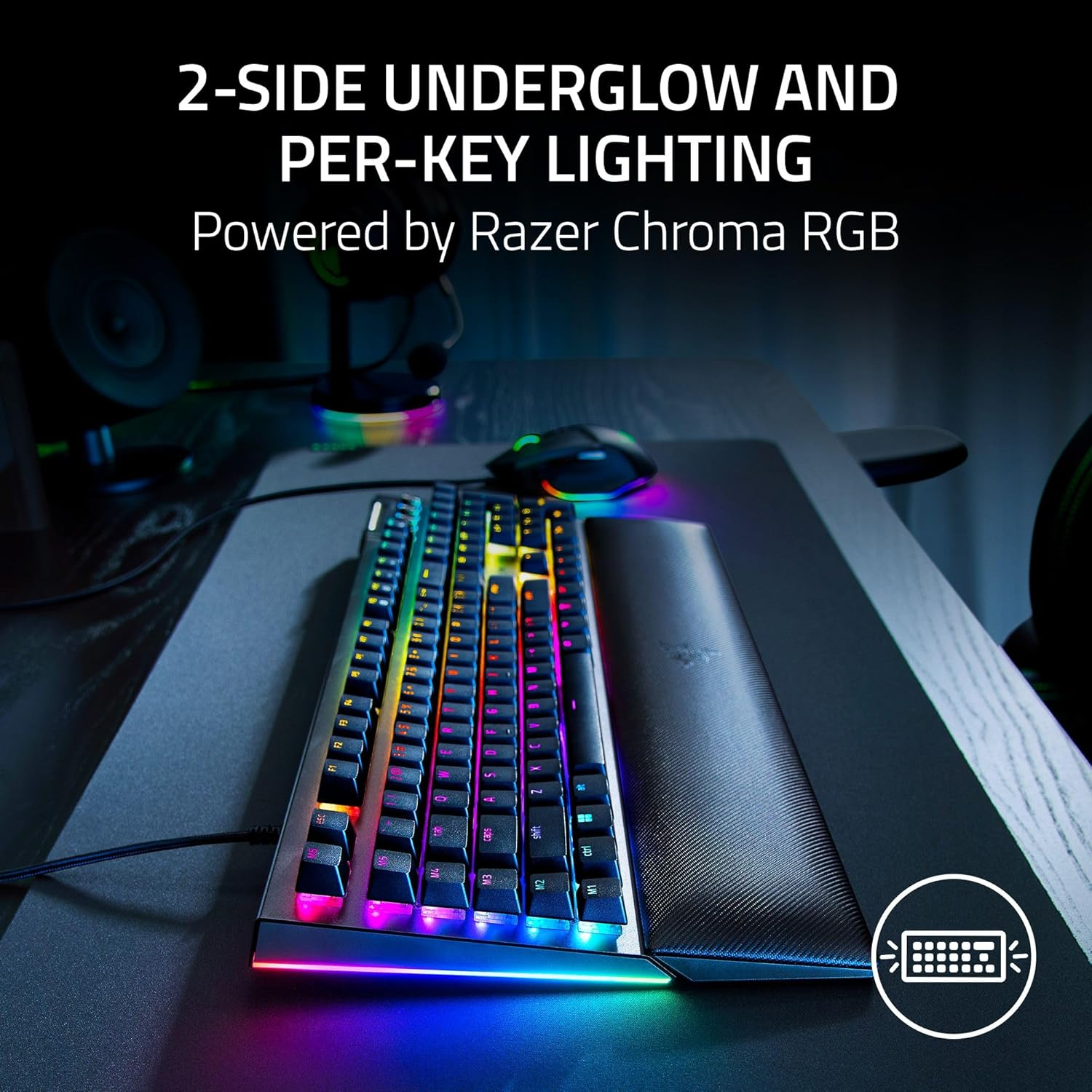 Razer BlackWidow V4 (Vert) (Razer Renewed)