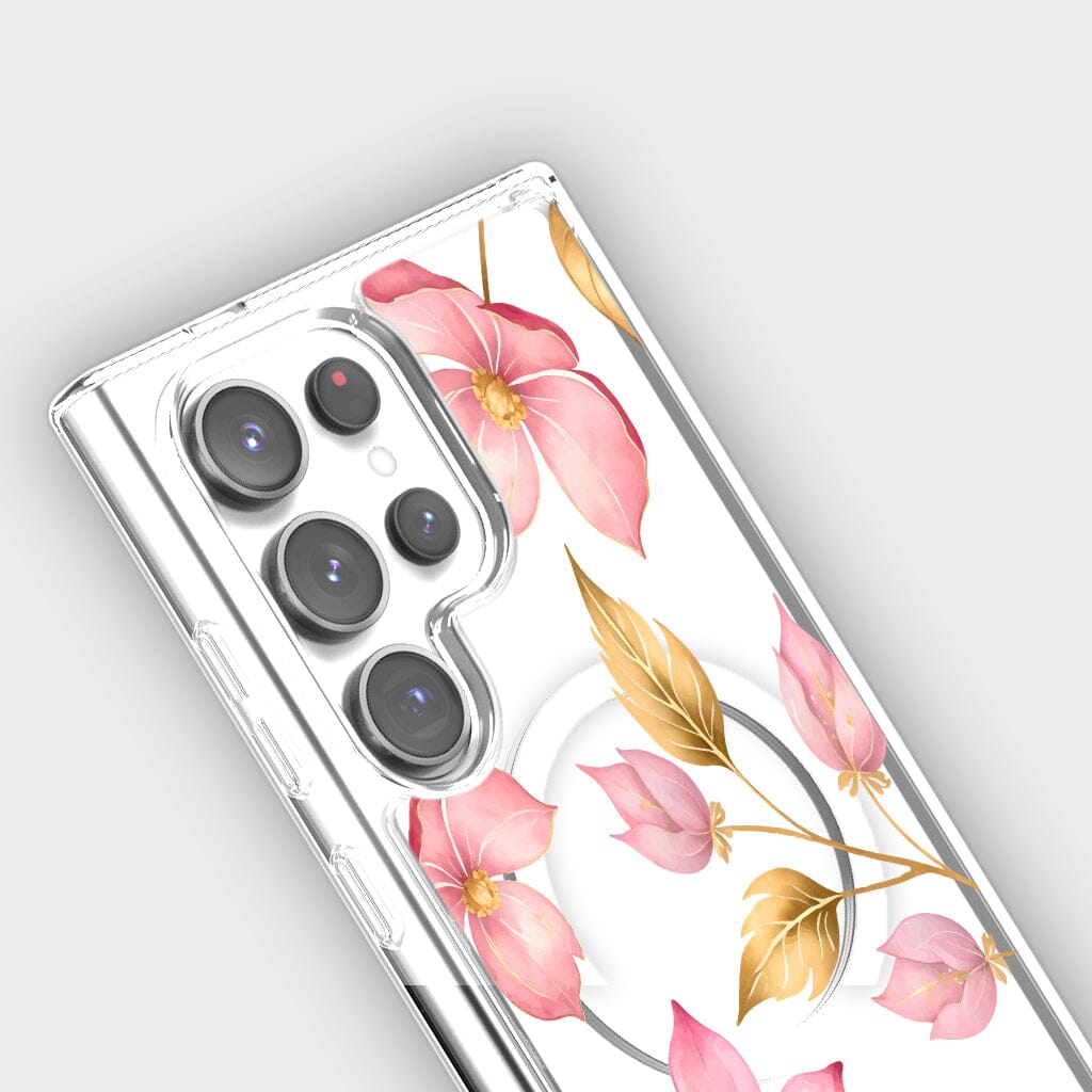 Fleur rose - Samsung S25 Ultra
