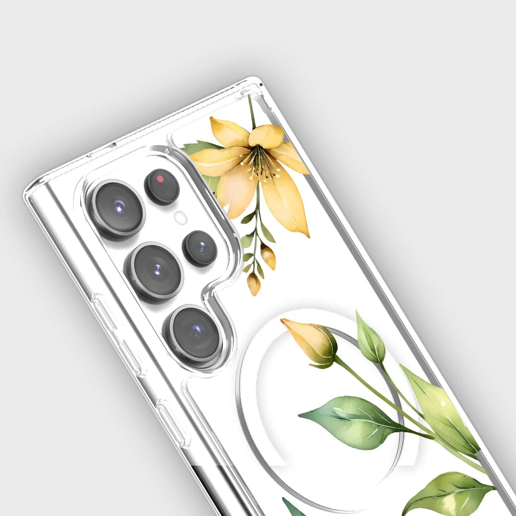 Fleurs sauvages jaunes - Samsung S25 Ultra
